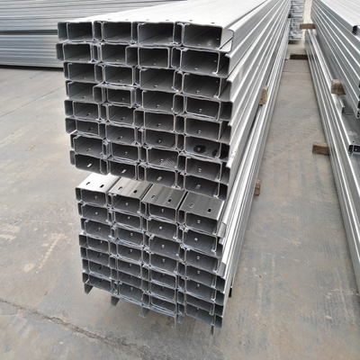 Baja Galvanis C Saluran U Bagian Konstruksi Saluran 50 * 50 * 3mm