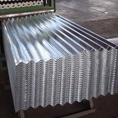 30 Gauge Lembar Atap Baja Bergelombang Panel Logam GI Karbon Ringan