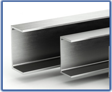 Profil Saluran Baja 304 305 316 405 6mm U / C Bentuk Profil C Struktural Saluran Baja Stainless