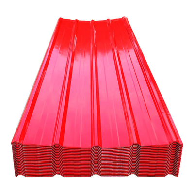 CGCC Gi Color Coated Corrugated Sheet 5ft Steel Corrugated Roofing