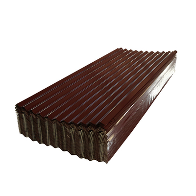 Ral Color Ppgi Corrugated Roofing Sheets 12m Gi Color Coated