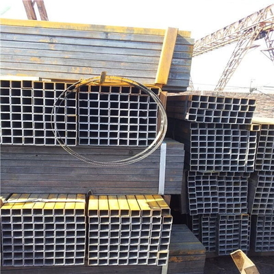 ERW 2 Inch Galvanized Square Tubing Bagian Kotak Galvanis Ms OEM 100mm