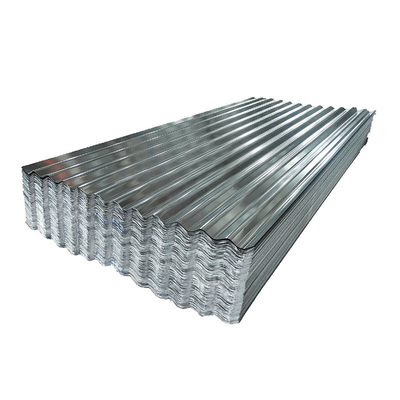 Atap Baja Pelat Lembaran Gi Galvanis DX53D Dicelup Panas Bergelombang 20mm