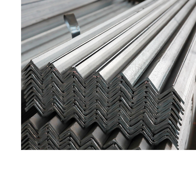 Hot Rolled Galvanized Angle Bar Profil Baja Lapisan Seng Dengan Grade AISI 6mm