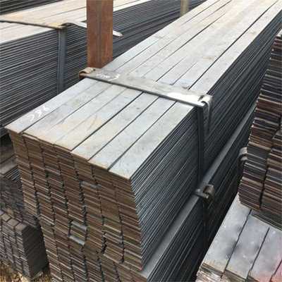 Galvanized Flat Steel Cold Drawn Flat Bar ASTM 8mm Q345 Untuk Bangunan