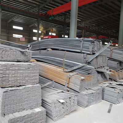 Galvanized Flat Steel Cold Drawn Flat Bar ASTM 8mm Q345 Untuk Bangunan