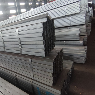 C / U Shape Galvanized Steel Channel 50 * 50mm Steel Rod GI Profile Untuk Rangka Mobil
