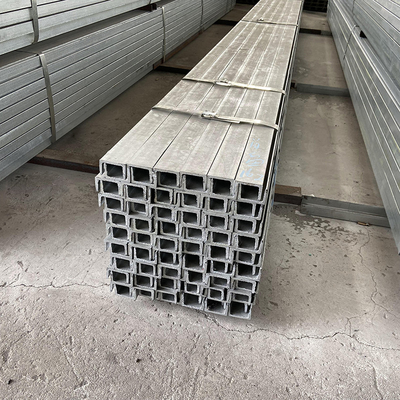 C Channel Baja Panjang Galvanis Profil U Beam 80 * 43 * 5mm Bahan Q235 Q345