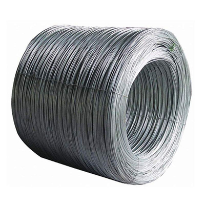 5.5 6.5mm Kawat Baja Galvanis Q195 100kgs Rod In Coil Hot Rolled