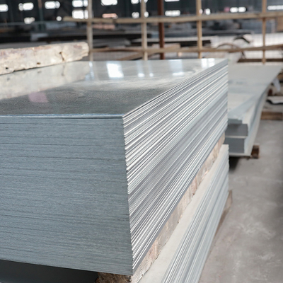 Lembaran Baja Galvanis 4x8 Disesuaikan 3mm 4mm 5mm Pelat Logam Besi Dilapisi Seng