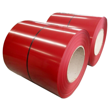 Zinc Coated Pre Painted Steel Coil Metal G550 Roofing PPGI Sheet Untuk Rumah 600mm