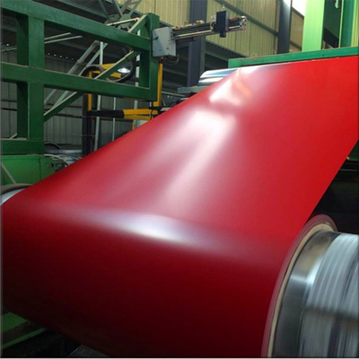 Zinc Coated Pre Painted Steel Coil Metal G550 Roofing PPGI Sheet Untuk Rumah 600mm