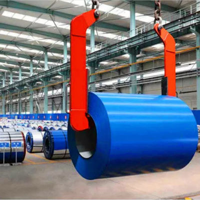 Cold Prepainted PPGI PPGL Galvanized Steel Coil Warna Biru Dilapisi Seng 26 Gauge