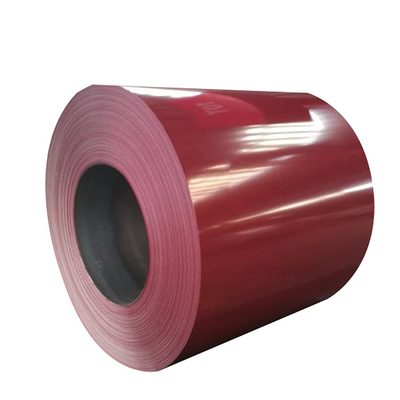 Warna RAL PPGI Prepainted Galvanized Steel Coil Z40 Q235B Ukuran Disesuaikan 1250mm