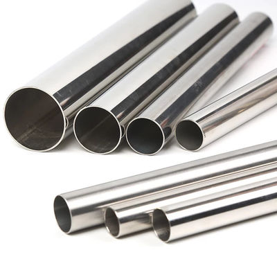 304 310 316 Tabung Stainless Steel Terang Dipoles Pipa Bulat Logam Inox Seri 300