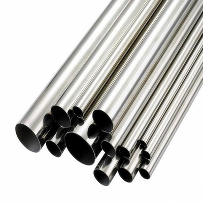 Pipa Tabung Stainless Steel AISI JIS 201 304 316L Ss Bagian Bulat Untuk Industri 0,15mm