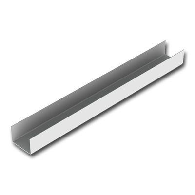 SUS 304 321 Saluran Stainless Steel Profil U / C Beam SS 409 Hot Rolled 100 * 50 * 5mm