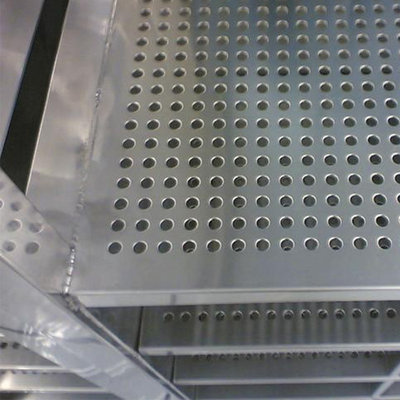 ASTM 304 Lembaran Stainless Steel Berlubang Plat Hot Rolled Lubang Bulat 10mm