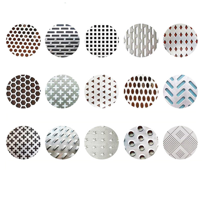 Lembaran Stainless Steel Berlubang 0.4mm 0.5mm 0.6mm Pelat Logam Panel Dekoratif