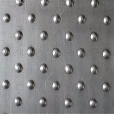 Lembar Plat Pemeriksa Stainless Steel Warna Emas BA No.4 Plat Timbul Anti Slip