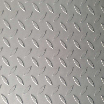 Plat Berlian Stainless Steel AISI 430 Lembar Kotak-kotak Baja Paduan 3mm 4mm