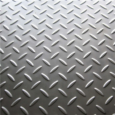 Lembar Plat Pemeriksa Stainless Steel Warna Emas BA No.4 Plat Timbul Anti Slip