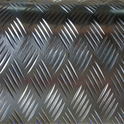 Lembar Plat Pemeriksa Stainless Steel Warna Emas BA No.4 Plat Timbul Anti Slip