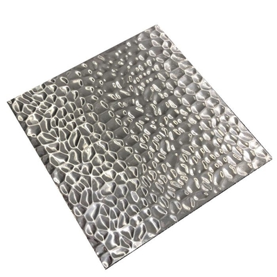 Cold Drawn Stainless Steel Stamped Ripple Sheet Mirror 0.1mm 0.5mm 1mm Untuk Dekorasi Plafon