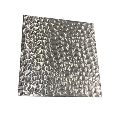 Cold Drawn Stainless Steel Stamped Ripple Sheet Mirror 0.1mm 0.5mm 1mm Untuk Dekorasi Plafon
