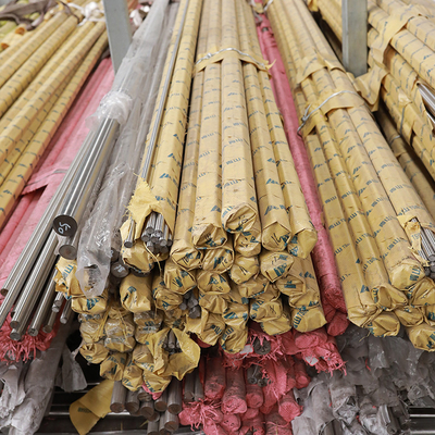 316 316L Batang Baja Tahan Karat Dipoles Batang Bulat Dingin Ditarik 250mm