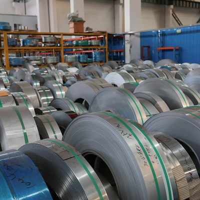 2b Ba Garis Rambut Stainless Steel Strip Roll 0.5mm Cold Rolled Coil Strip 430 410 420