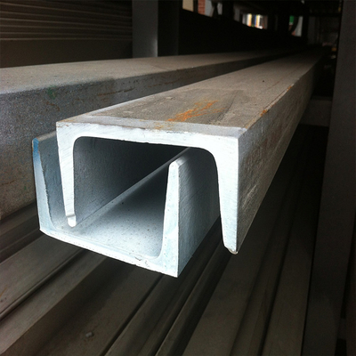 Profil Saluran Baja 304 305 316 405 6mm U / C Bentuk Profil C Struktural Saluran Baja Stainless