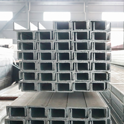 SS400 50mm Galvanized C Channel ASTM Hot Dip Galvanized C Channel