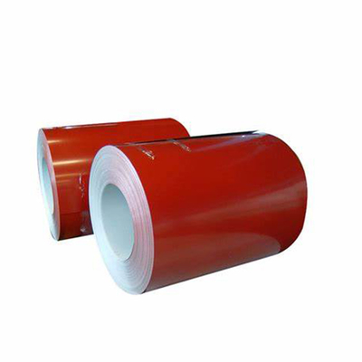 Atap Coil PPGL Merah DX51D Prepainted Color Coated Steel Coil