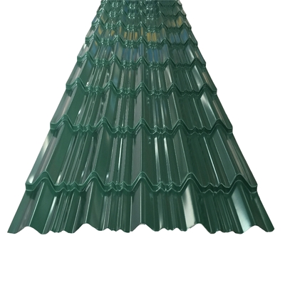 JIS Color Coated Galvalume Roofing Sheet Ppgi 1% Panel Logam Bergelombang