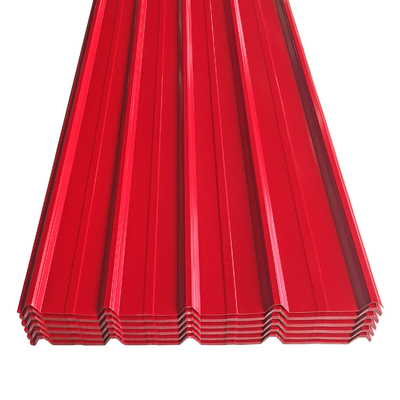 JIS Color Coated Galvalume Roofing Sheet Ppgi 1% Panel Logam Bergelombang