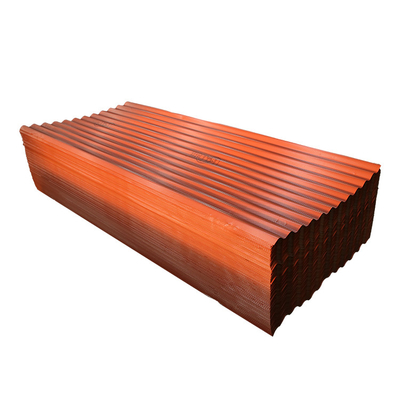 Cold Rolled Ral Color Corrugated Ppgi Sheet Z40 Color Coated Galvalume