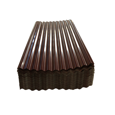 Ral Color Ppgi Corrugated Roofing Sheets 12m Gi Color Coated