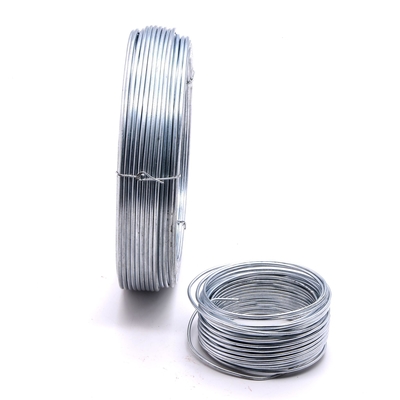 Kawat Baja 4mm Tarik Tinggi Z275 Kawat Besi Galvanis Warna Seng