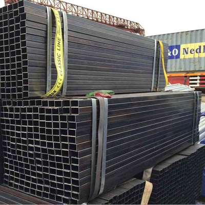 ERW 2 Inch Galvanized Square Tubing Bagian Kotak Galvanis Ms OEM 100mm