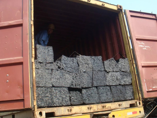 GB JIS Black Square Tube Tebal 18.5mm Galvanized Square Tube