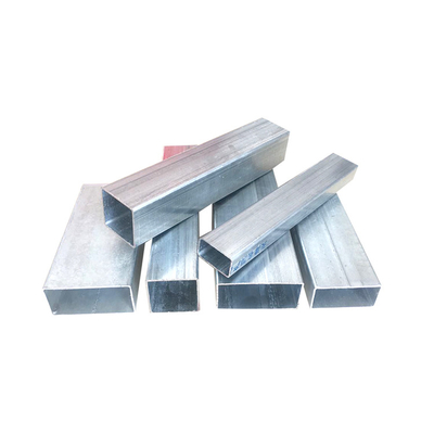 Q195 Tabung Persegi Galvanis 2 Inci EN 10210 Baja Tubular