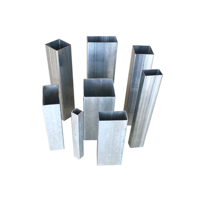 Q195 Tabung Persegi Galvanis 2 Inci EN 10210 Baja Tubular
