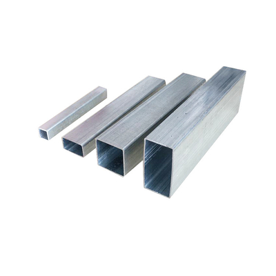 Q195 Tabung Persegi Galvanis 2 Inci EN 10210 Baja Tubular