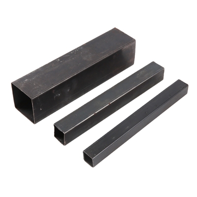 Q345 Hitam Tabung Baja Galvanis Pipa Persegi 4x4 14mm