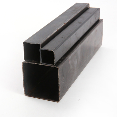 Q345 Hitam Tabung Baja Galvanis Pipa Persegi 4x4 14mm