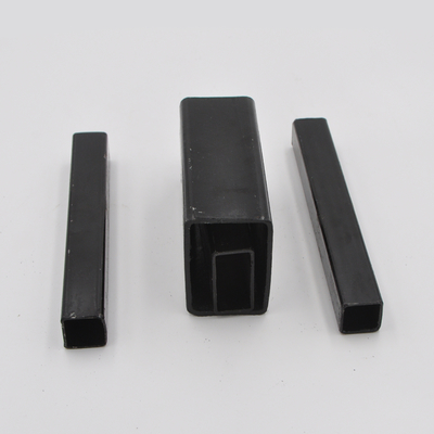 ASTM OD 600mm Black Steel Box Bagian 5.8m Tabung Persegi Galvanis