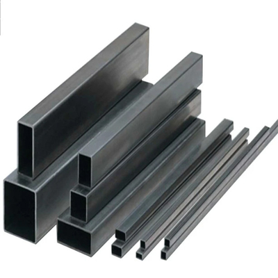 Tabung Persegi Baja Hitam ISO 14mm JIS SS400 Tabung Persegi Galvanis