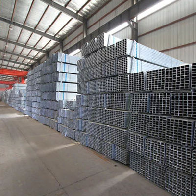 Hot Dip Q345 Kotak Baja Galvanis Bagian 100x100 Pipa Persegi Gal
