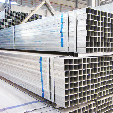 Hot Dip Q345 Kotak Baja Galvanis Bagian 100x100 Pipa Persegi Gal